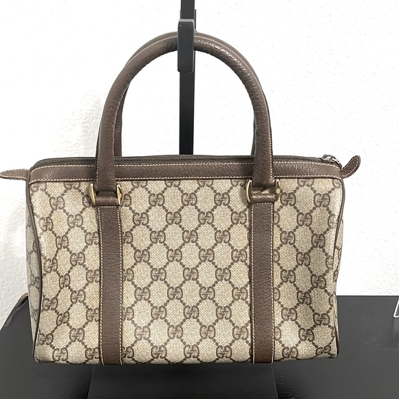 GUCCI SHERRY-  Line Monogram Boston Bag in Good Used Condition - Picture 11 of 11